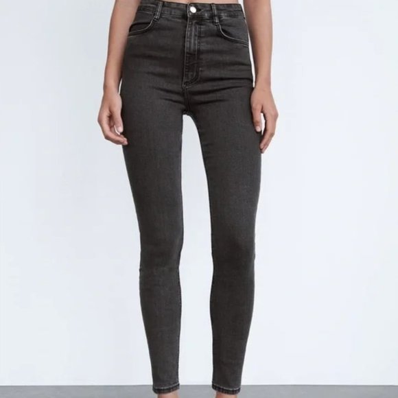 Zara Black Skinny Jeans - Picture 1 of 4